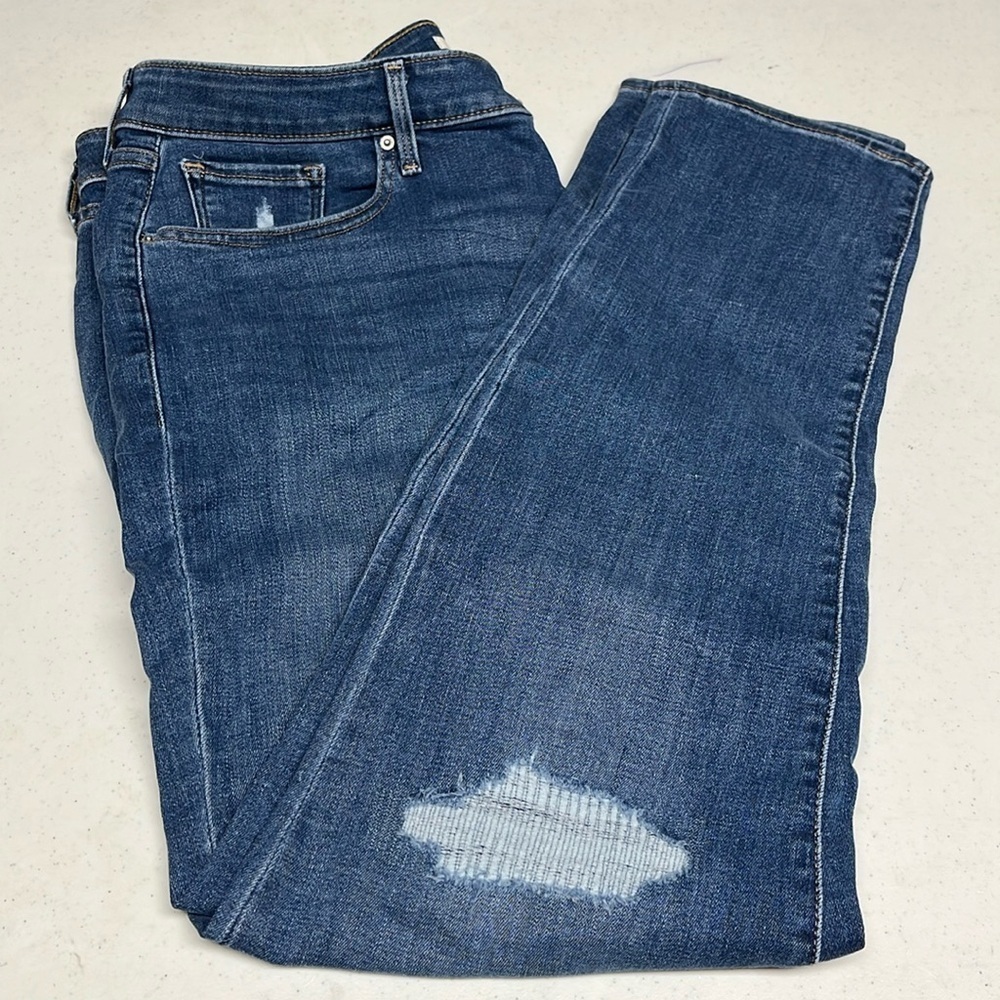 Levi’s 311 Shaping Skinny Jeans Distressed Stretch Mid Rise Size 20W